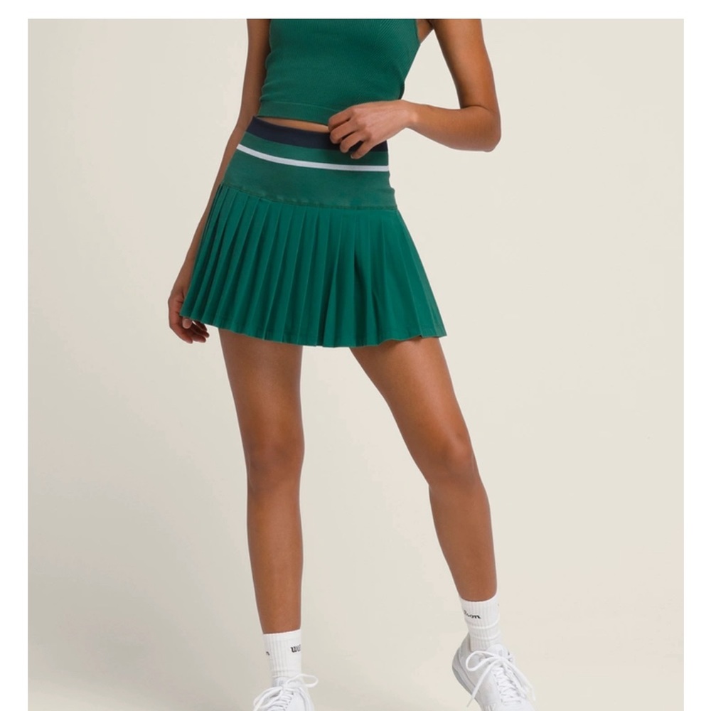 Wilson Midtown Tennis Skirt (green, size s)